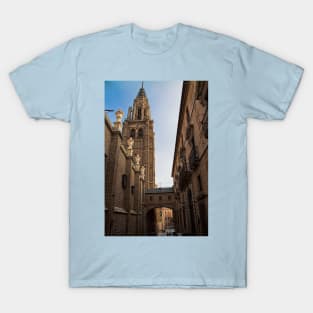 Spain. Toledo. Cathedral. Bell Tower. T-Shirt